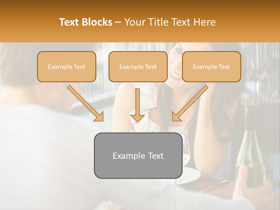 Single Portrait Caucasian PowerPoint Template