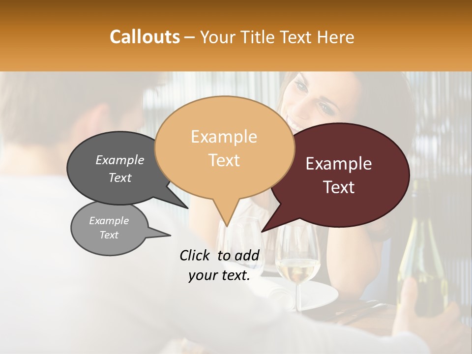 Single Portrait Caucasian PowerPoint Template