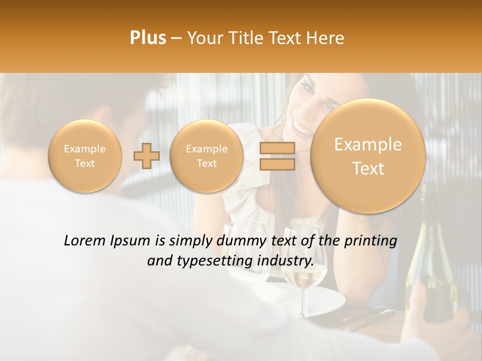 Single Portrait Caucasian PowerPoint Template
