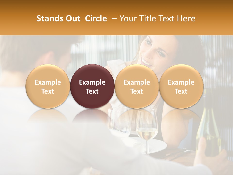 Single Portrait Caucasian PowerPoint Template