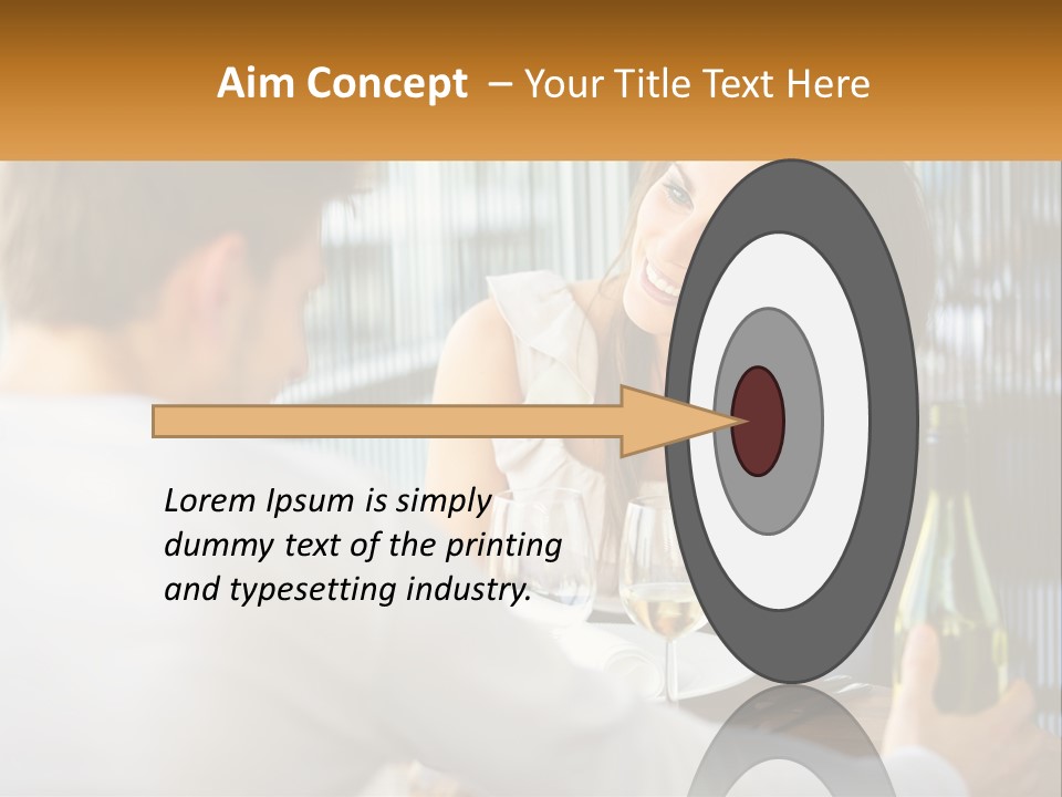 Single Portrait Caucasian PowerPoint Template