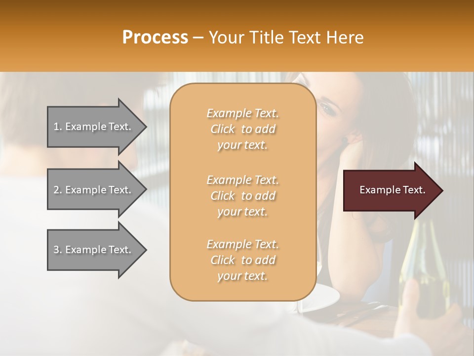 Single Portrait Caucasian PowerPoint Template