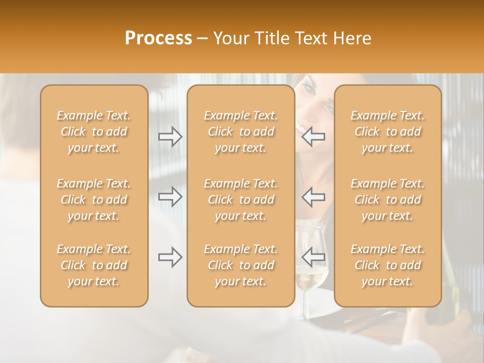 Single Portrait Caucasian PowerPoint Template