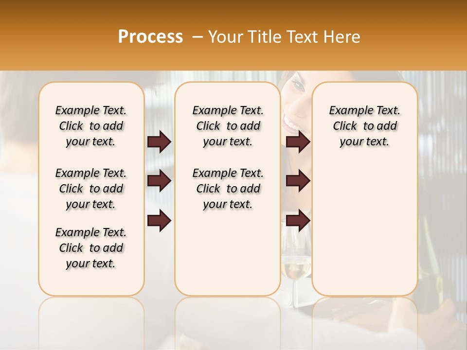 Single Portrait Caucasian PowerPoint Template