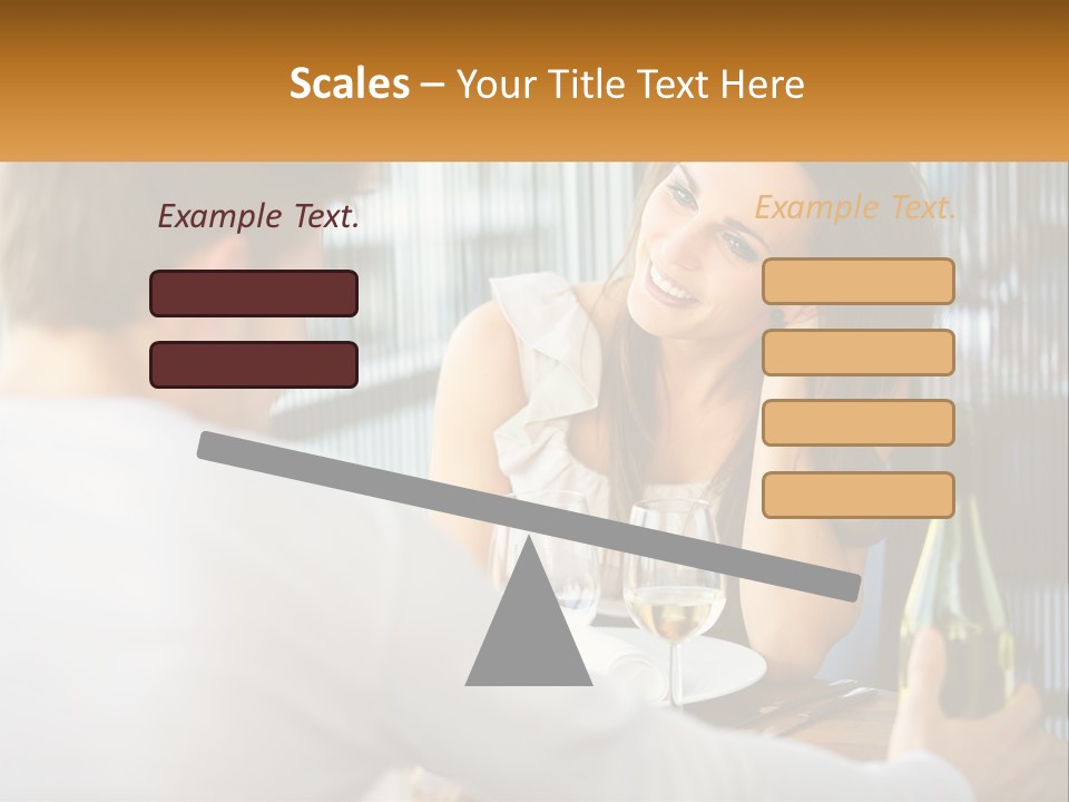 Single Portrait Caucasian PowerPoint Template