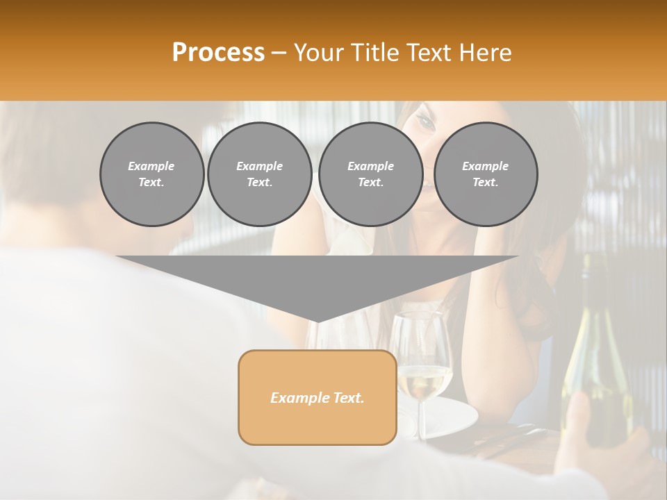 Single Portrait Caucasian PowerPoint Template