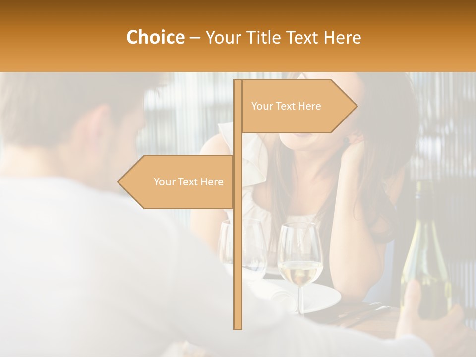 Single Portrait Caucasian PowerPoint Template