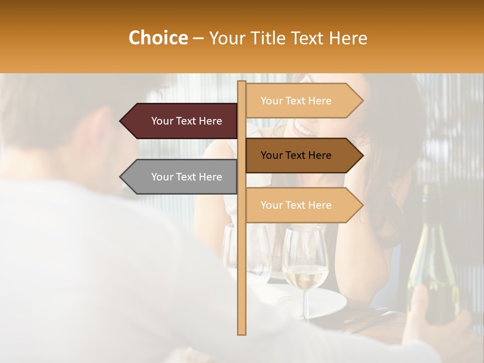 Single Portrait Caucasian PowerPoint Template