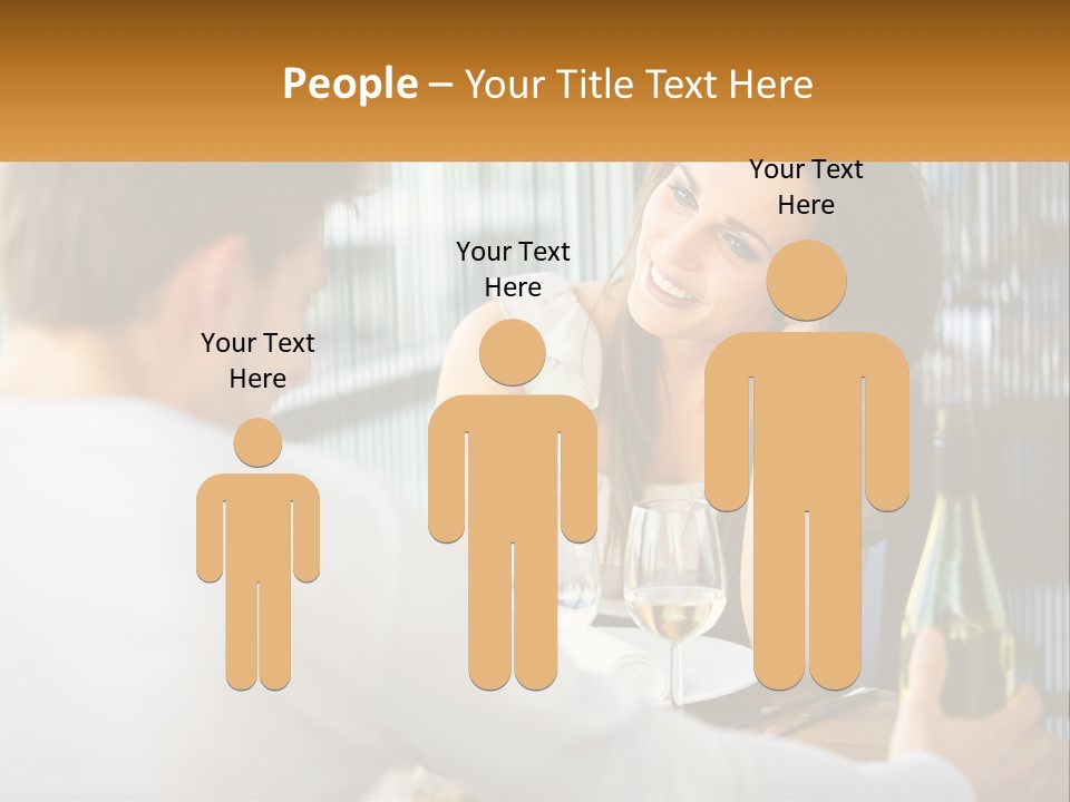 Single Portrait Caucasian PowerPoint Template