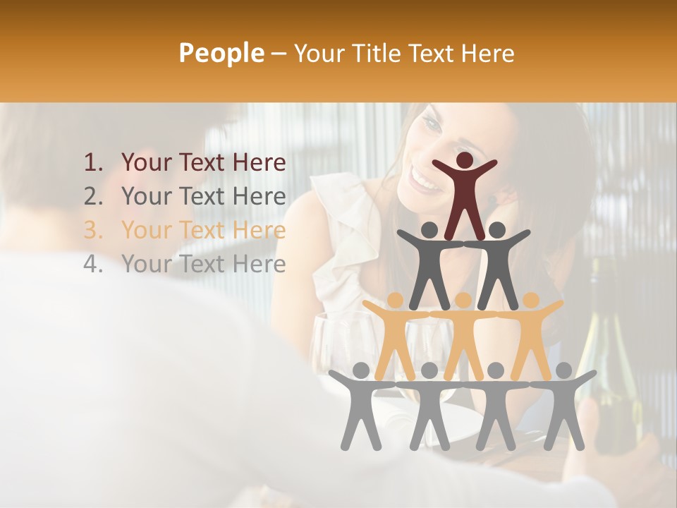 Single Portrait Caucasian PowerPoint Template