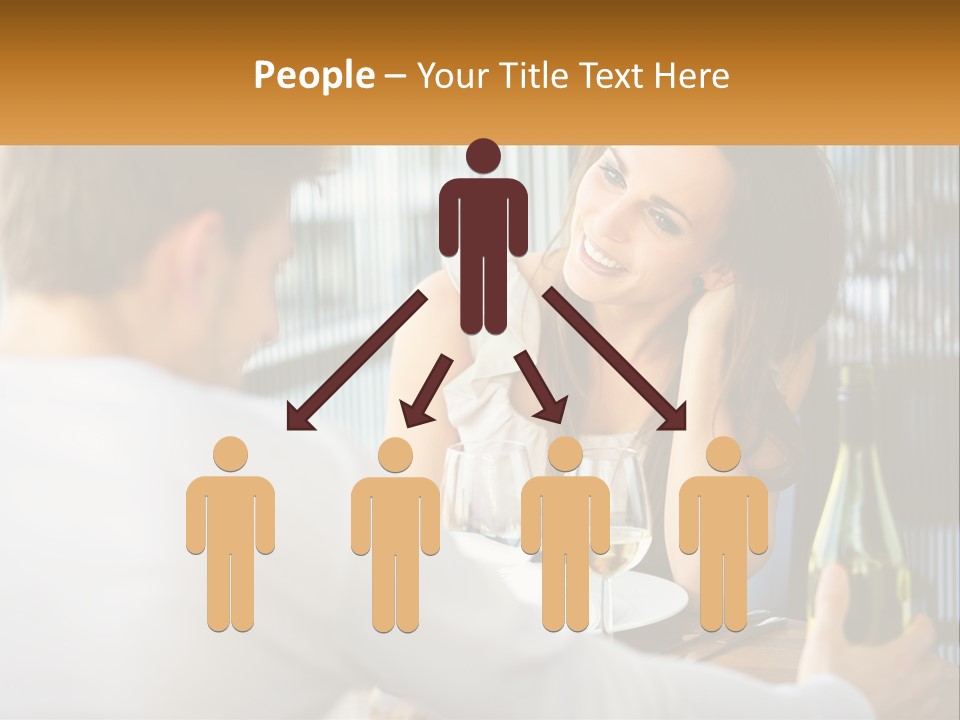 Single Portrait Caucasian PowerPoint Template