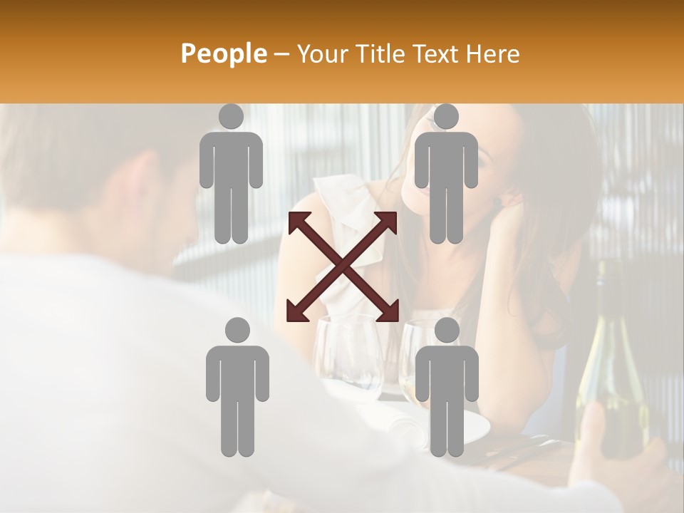 Single Portrait Caucasian PowerPoint Template