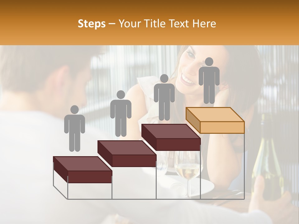 Single Portrait Caucasian PowerPoint Template