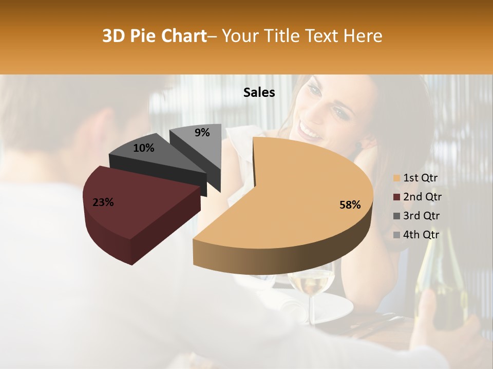 Single Portrait Caucasian PowerPoint Template