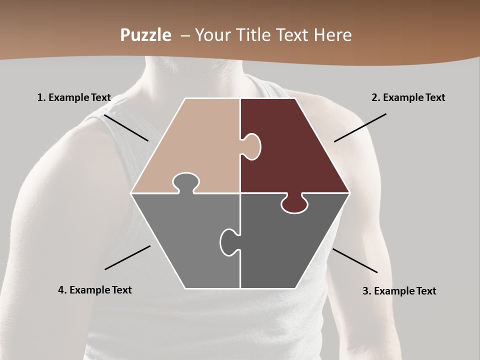 Wellness Caucasian Portrait PowerPoint Template