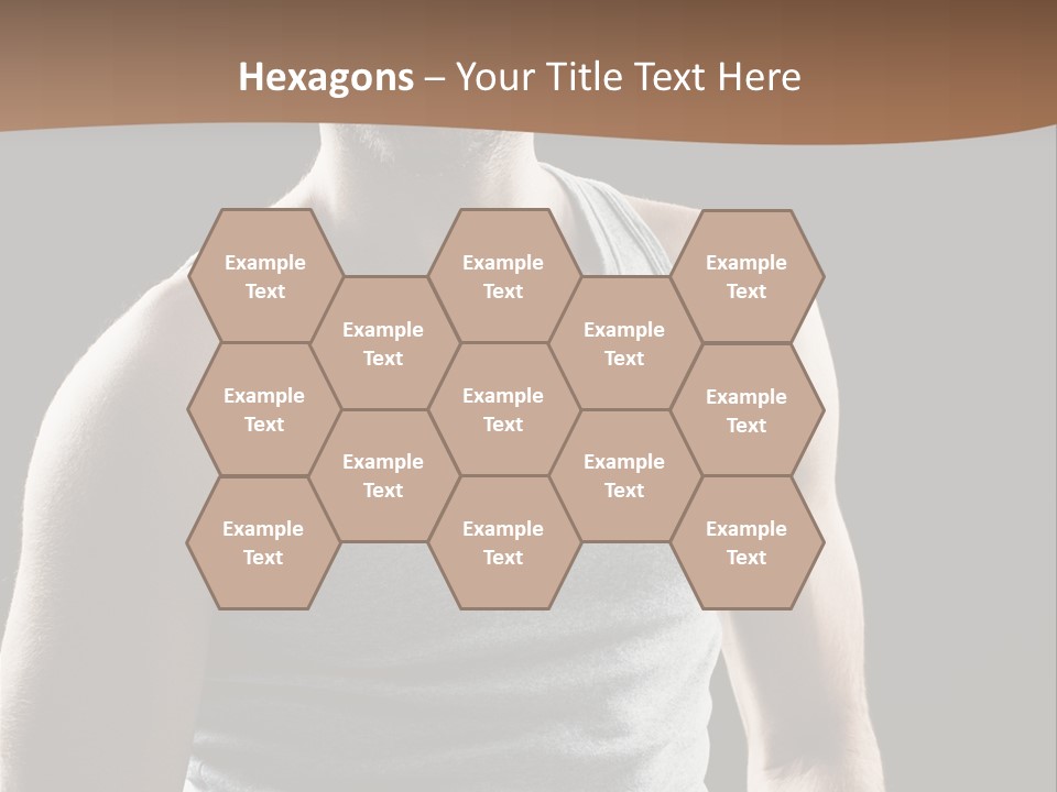 Wellness Caucasian Portrait PowerPoint Template