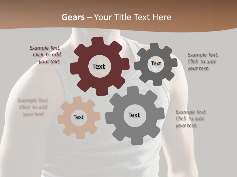 Wellness Caucasian Portrait PowerPoint Template