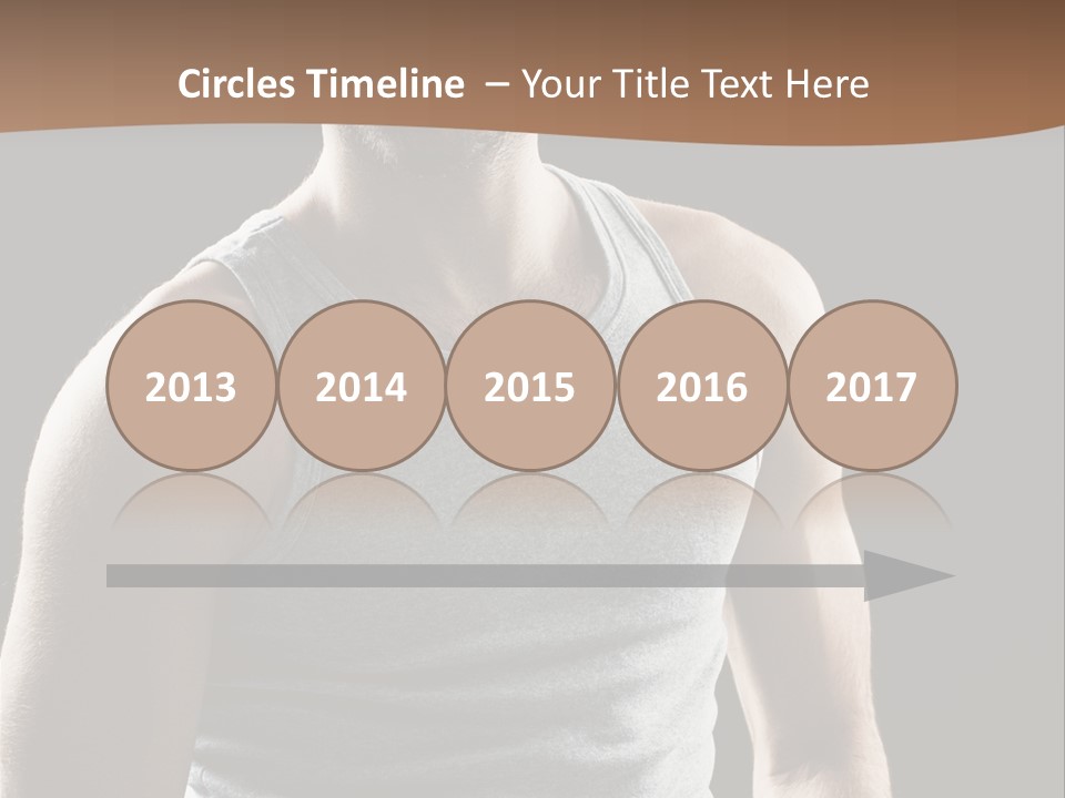 Wellness Caucasian Portrait PowerPoint Template