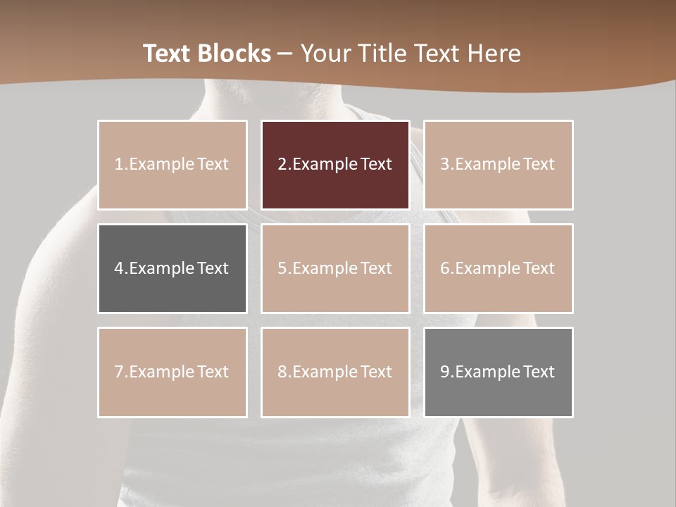 Wellness Caucasian Portrait PowerPoint Template