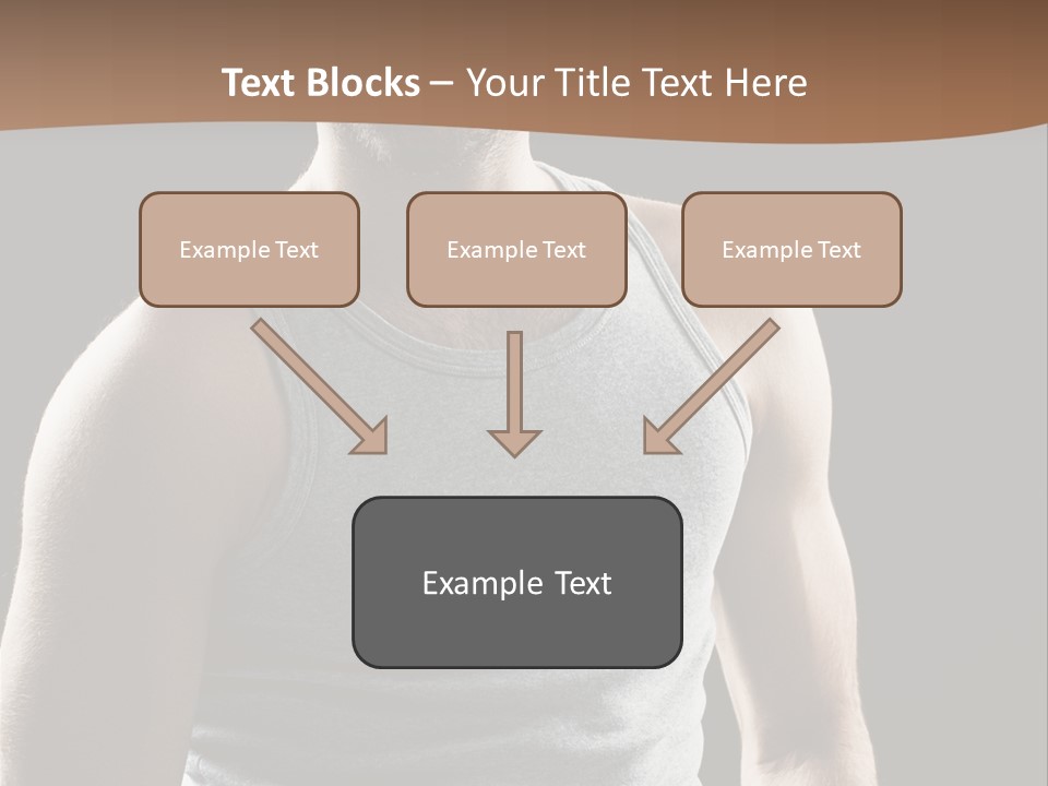 Wellness Caucasian Portrait PowerPoint Template