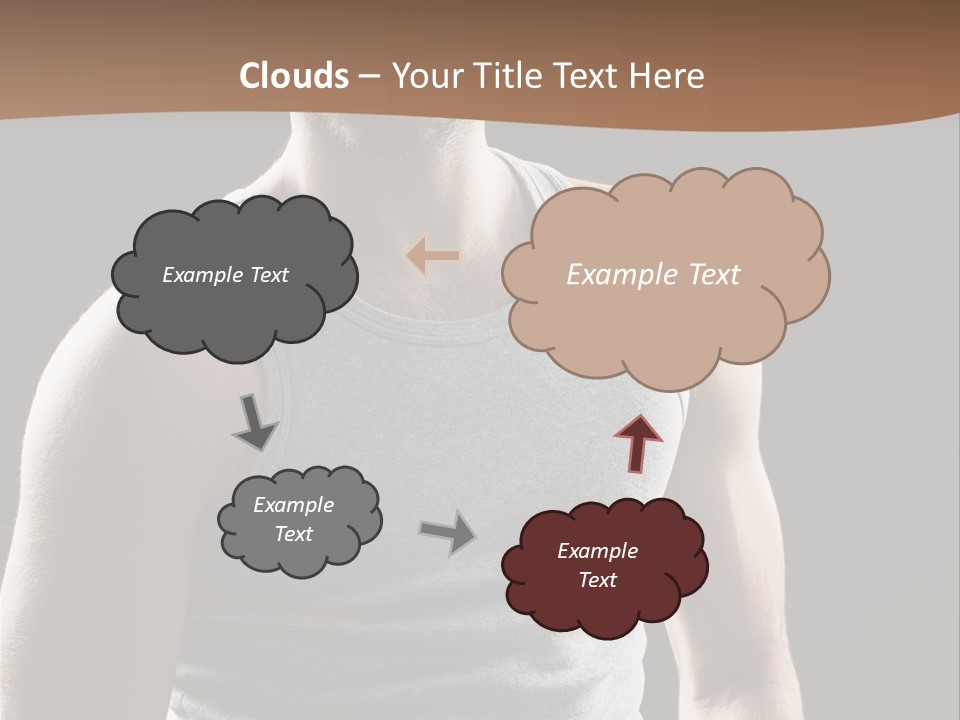 Wellness Caucasian Portrait PowerPoint Template