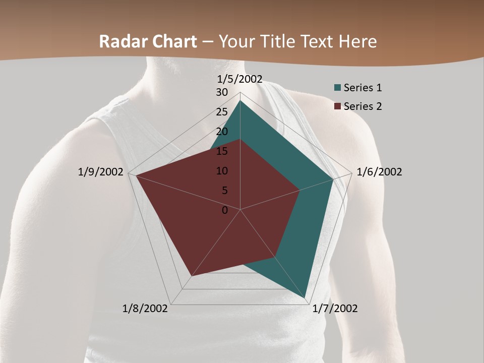 Wellness Caucasian Portrait PowerPoint Template