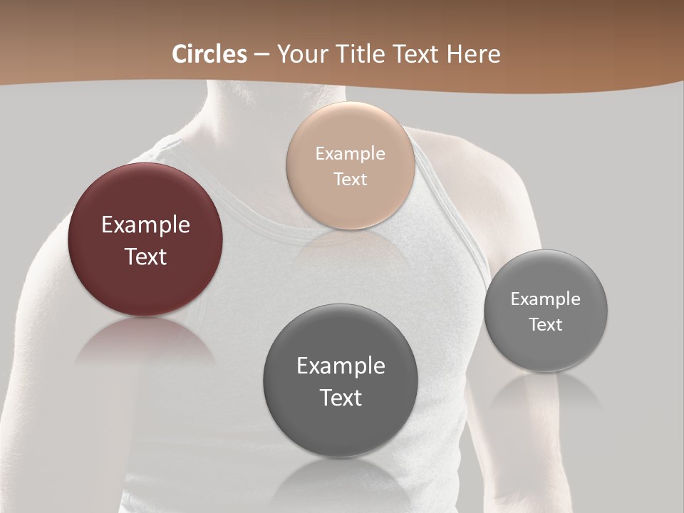 Wellness Caucasian Portrait PowerPoint Template