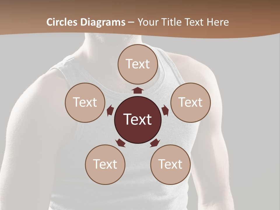 Wellness Caucasian Portrait PowerPoint Template