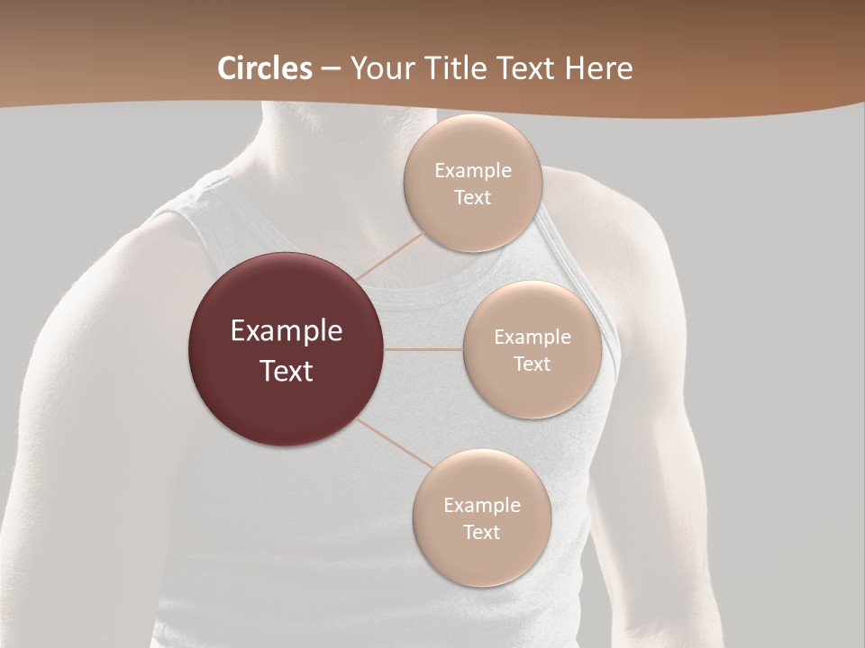 Wellness Caucasian Portrait PowerPoint Template