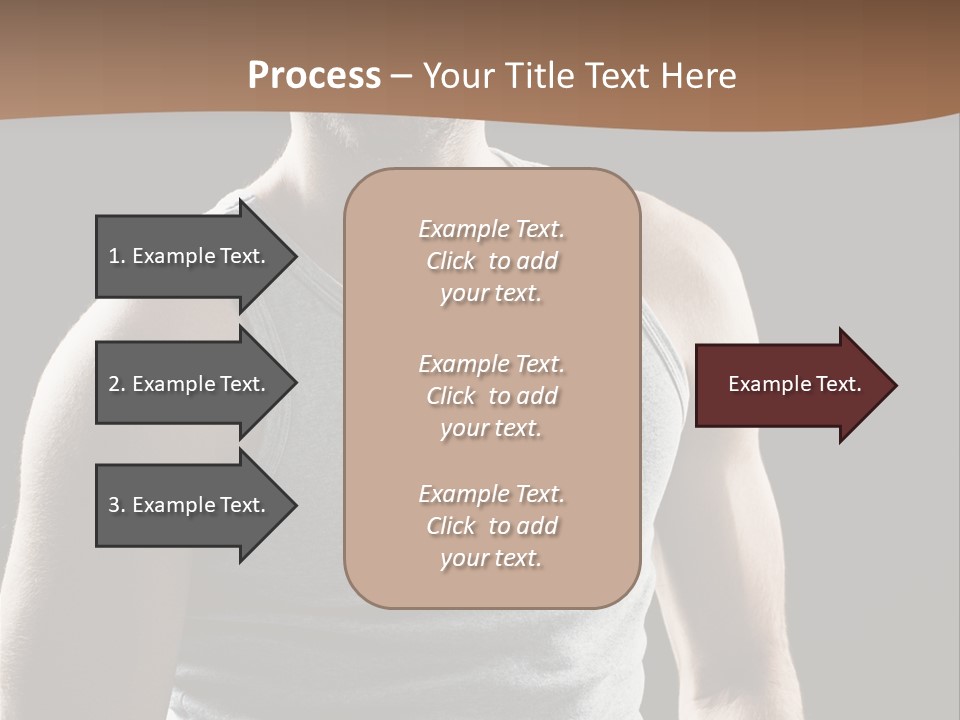Wellness Caucasian Portrait PowerPoint Template