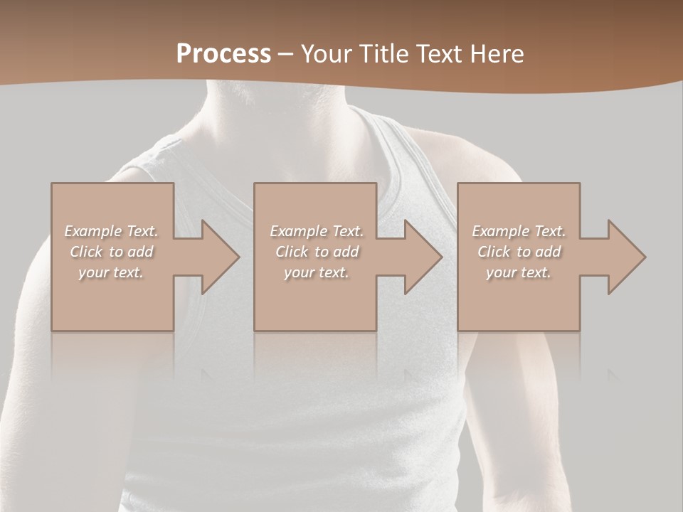 Wellness Caucasian Portrait PowerPoint Template