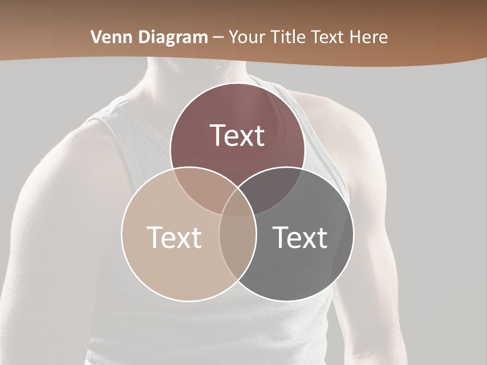 Wellness Caucasian Portrait PowerPoint Template