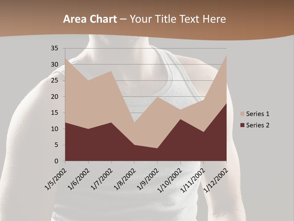 Wellness Caucasian Portrait PowerPoint Template