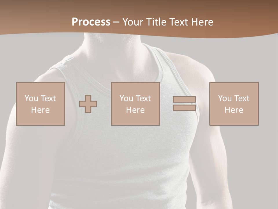 Wellness Caucasian Portrait PowerPoint Template