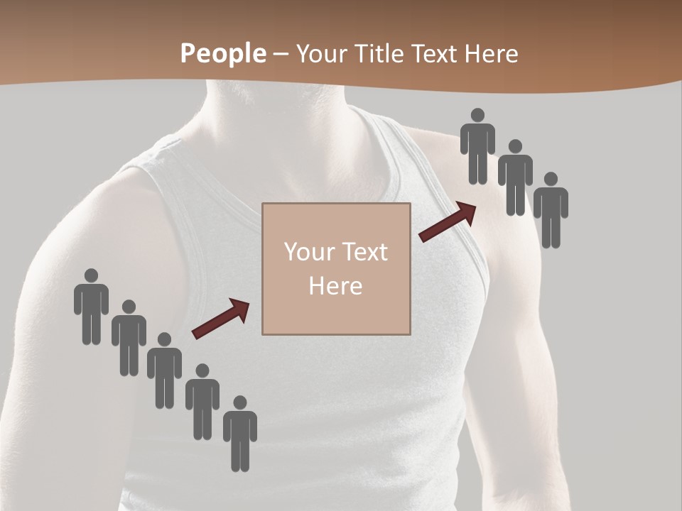 Wellness Caucasian Portrait PowerPoint Template