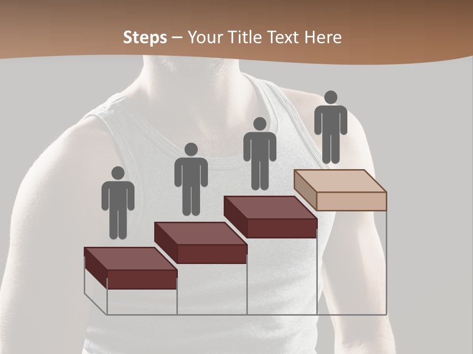 Wellness Caucasian Portrait PowerPoint Template