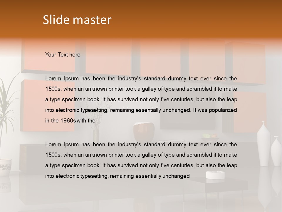 Ocean Water Caucasian PowerPoint Template