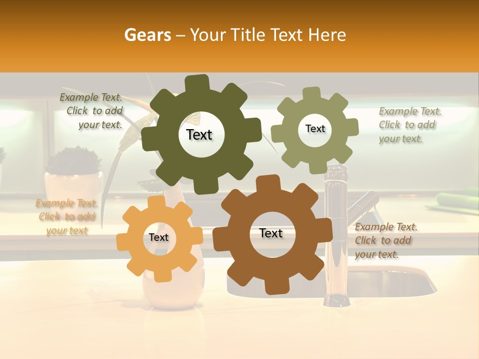 Standing Senior White PowerPoint Template