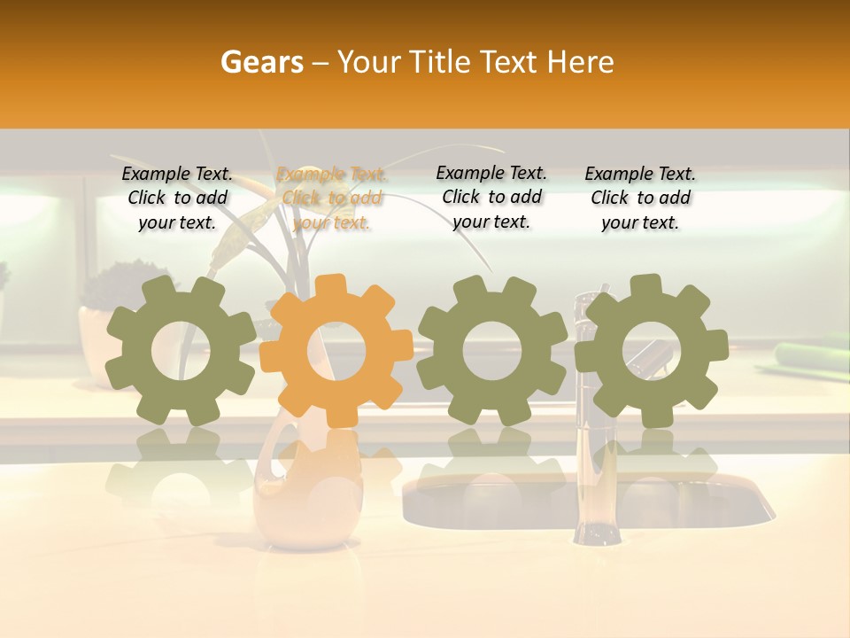 Standing Senior White PowerPoint Template