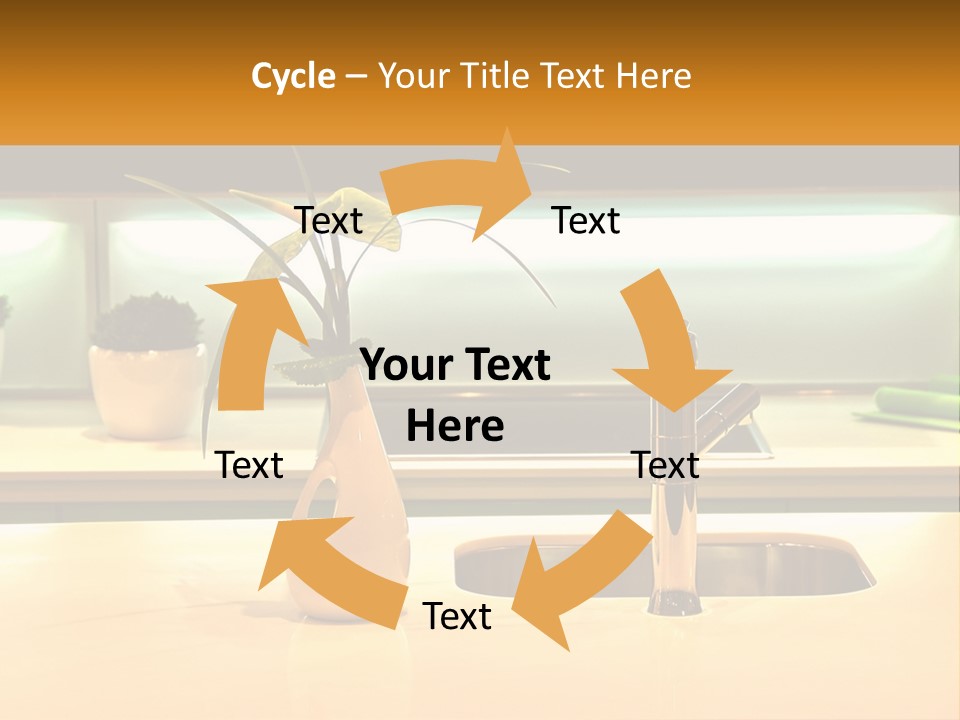 Standing Senior White PowerPoint Template