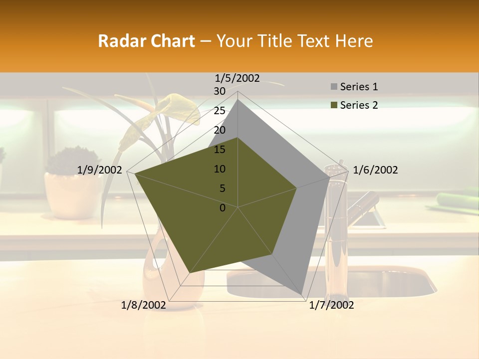 Standing Senior White PowerPoint Template
