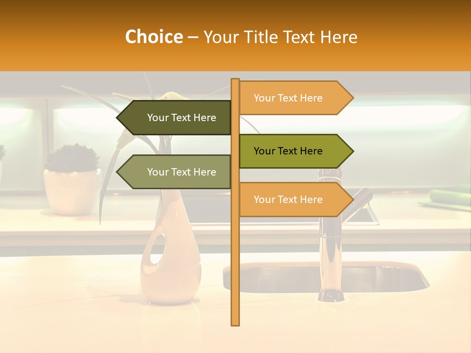 Standing Senior White PowerPoint Template