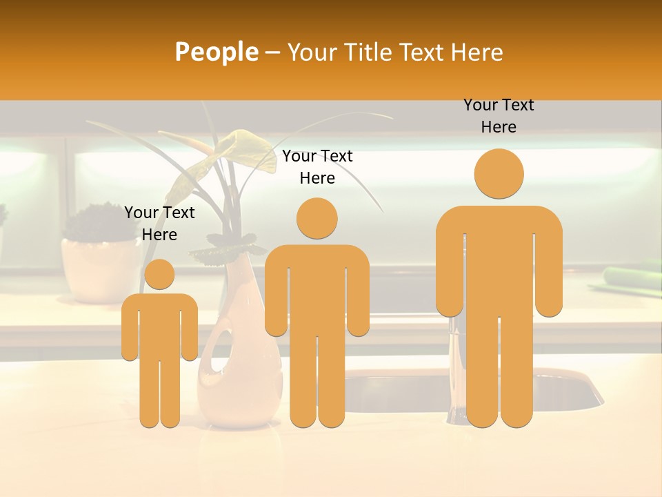 Standing Senior White PowerPoint Template