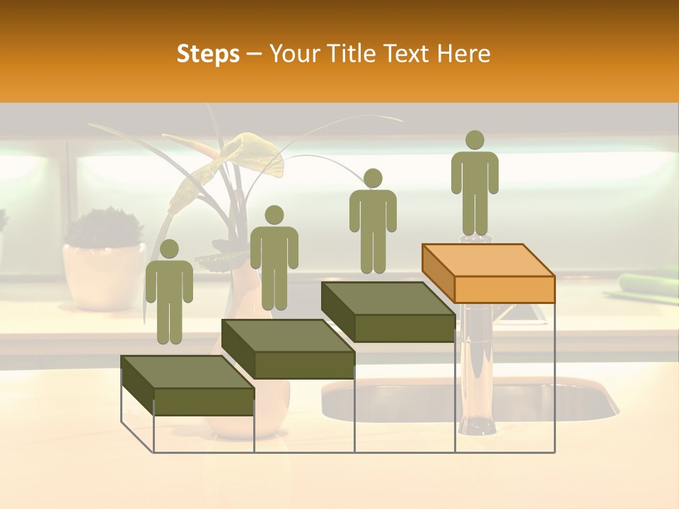 Standing Senior White PowerPoint Template