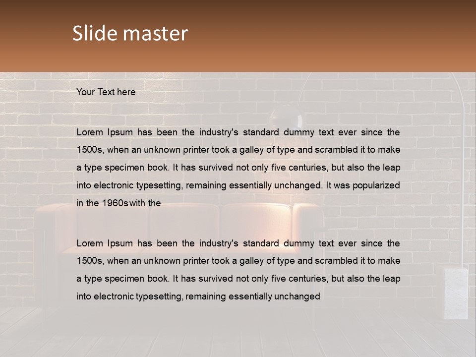 Caucasian Old Ocean PowerPoint Template