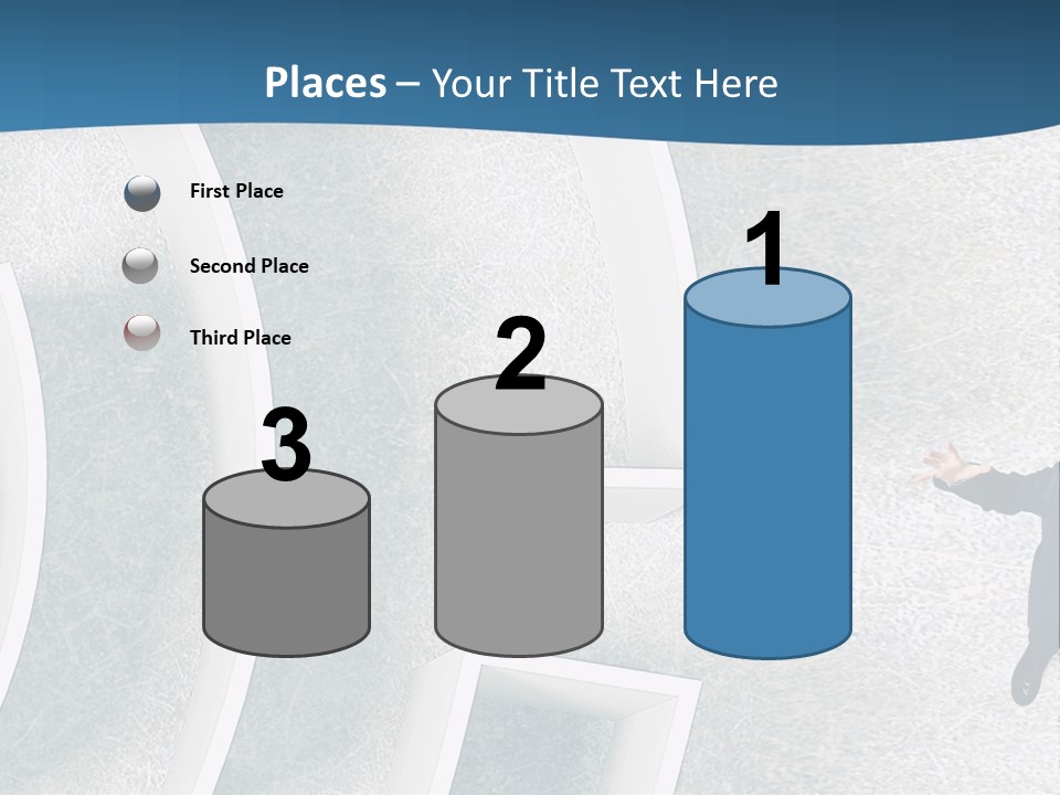 Single Life Caucasian PowerPoint Template