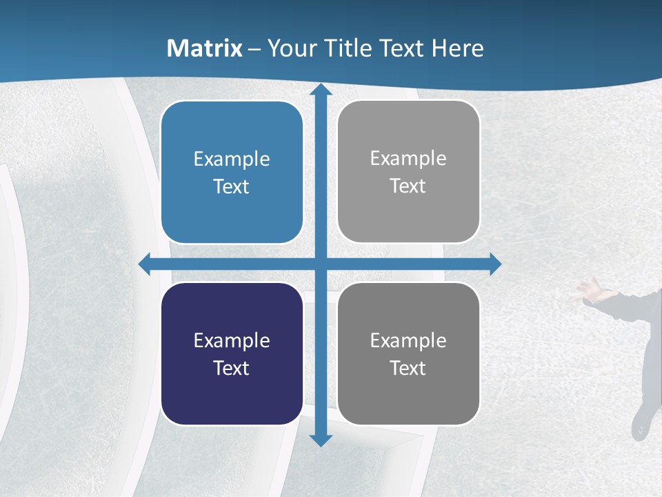 Single Life Caucasian PowerPoint Template
