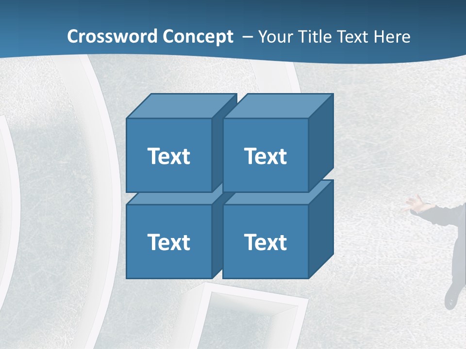 Single Life Caucasian PowerPoint Template