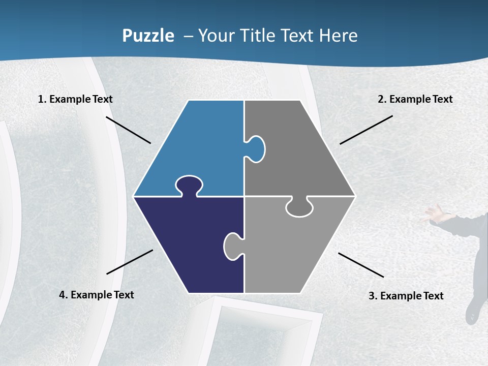 Single Life Caucasian PowerPoint Template