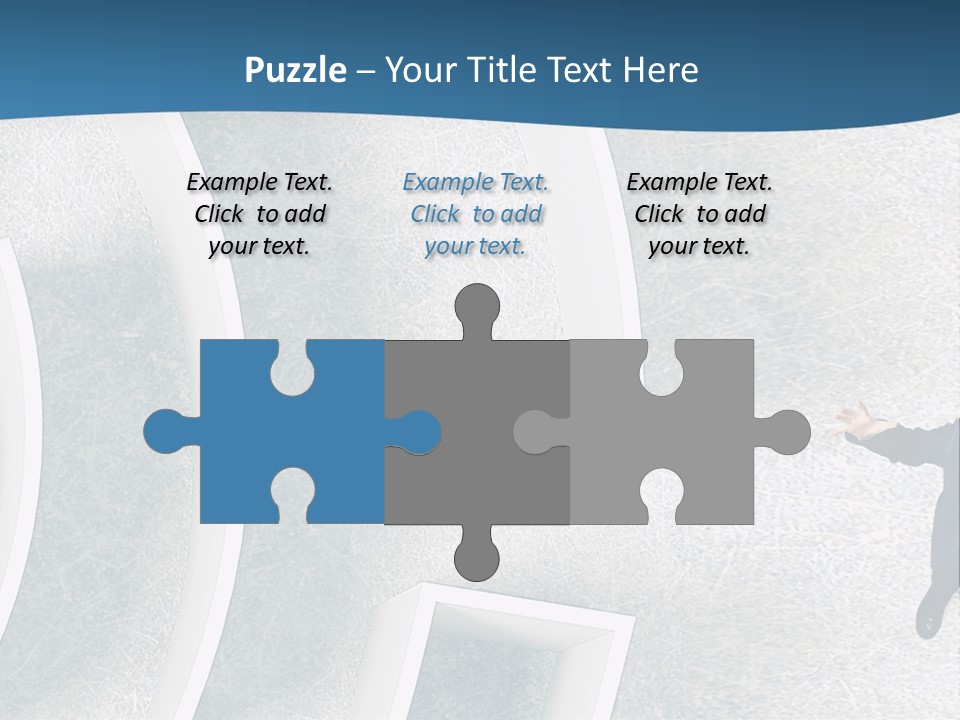 Single Life Caucasian PowerPoint Template